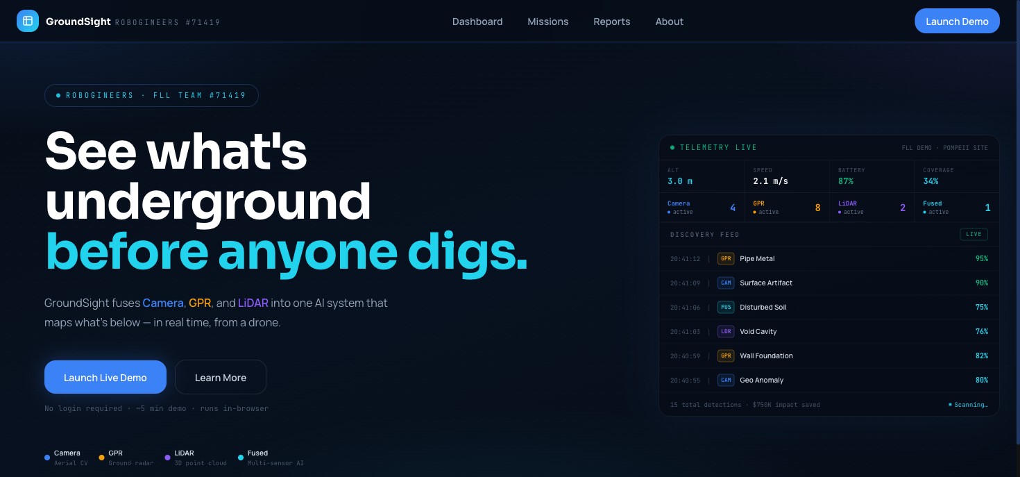 GroundSight — Live Demo Preview